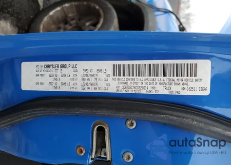 2012 Dodge Ram 2500 St из США, поврежденный, VIN 3C6TD5CT6CG320614